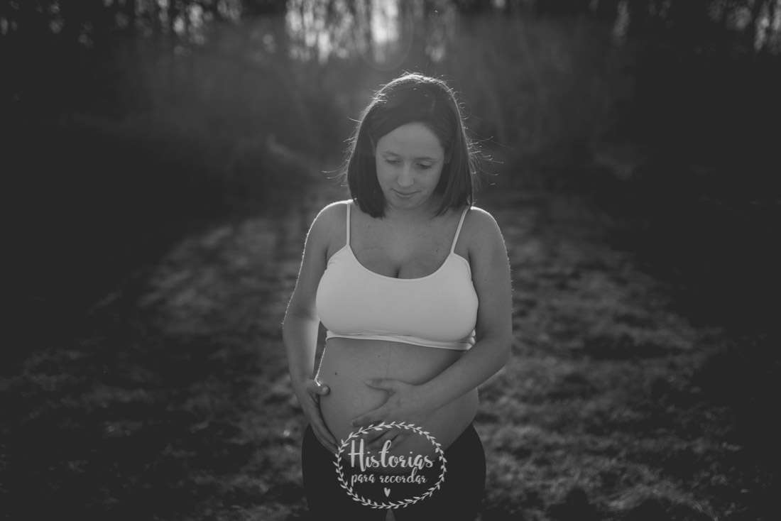 Reportaje fotográfico de embarazada en León