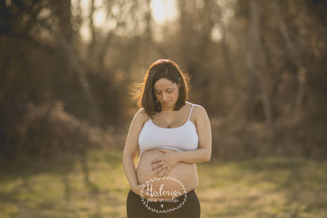 Reportaje fotográfico de embarazada en León